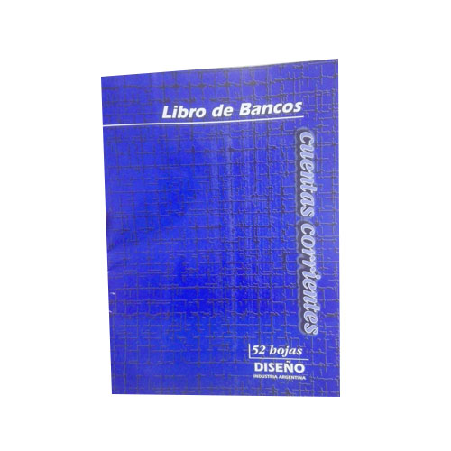 LIBRO DE BANCOS DISEÑO T/FLEX.48 PAG. - Distribuidora Dique